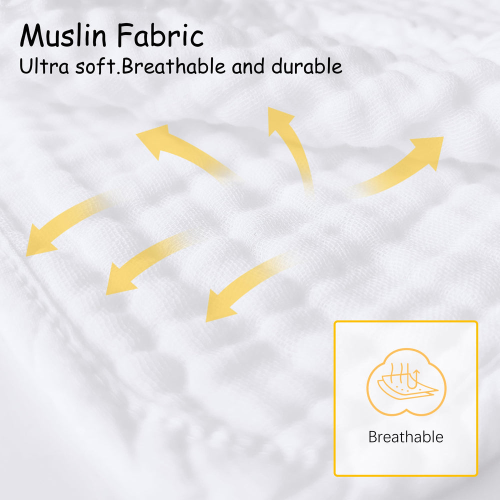 Lovely Care neutral baby burp cloth makes a thoughtful, gender-neutral gift.