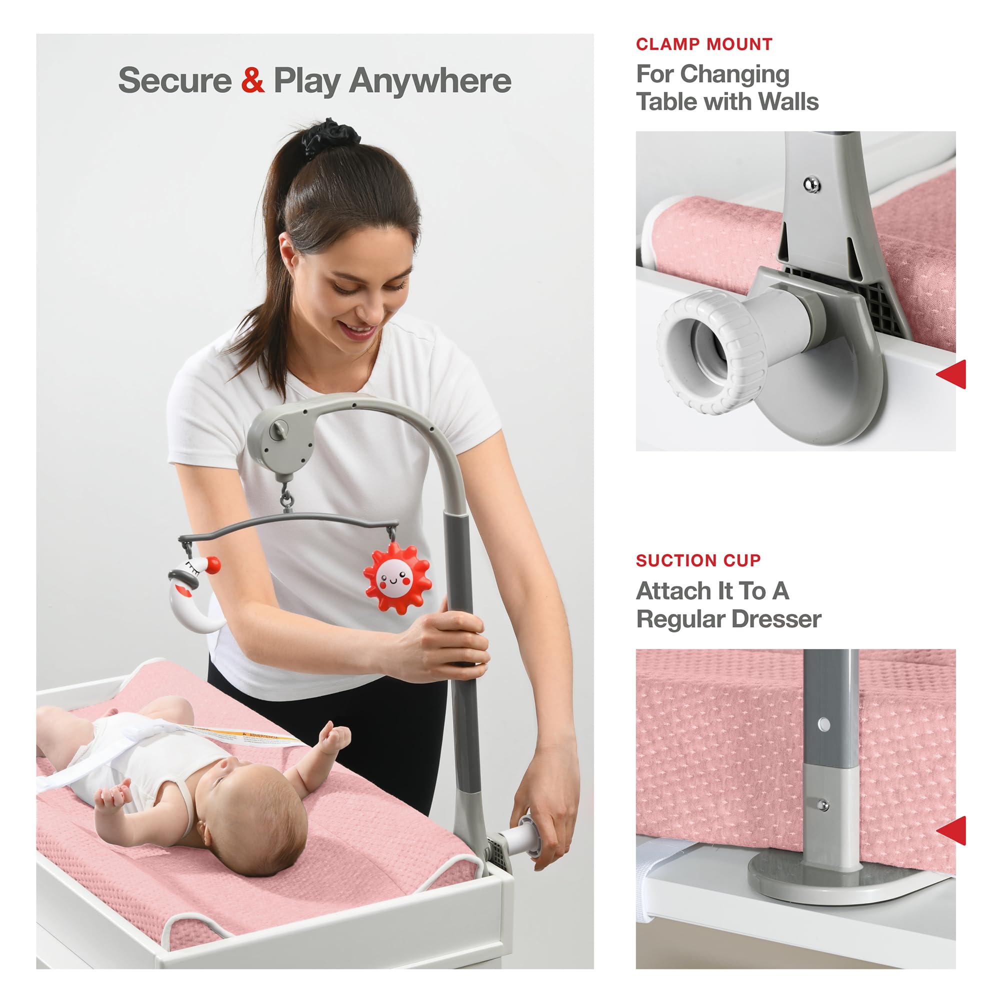 Lovely Kiddos soft cover is removable and machine washable.