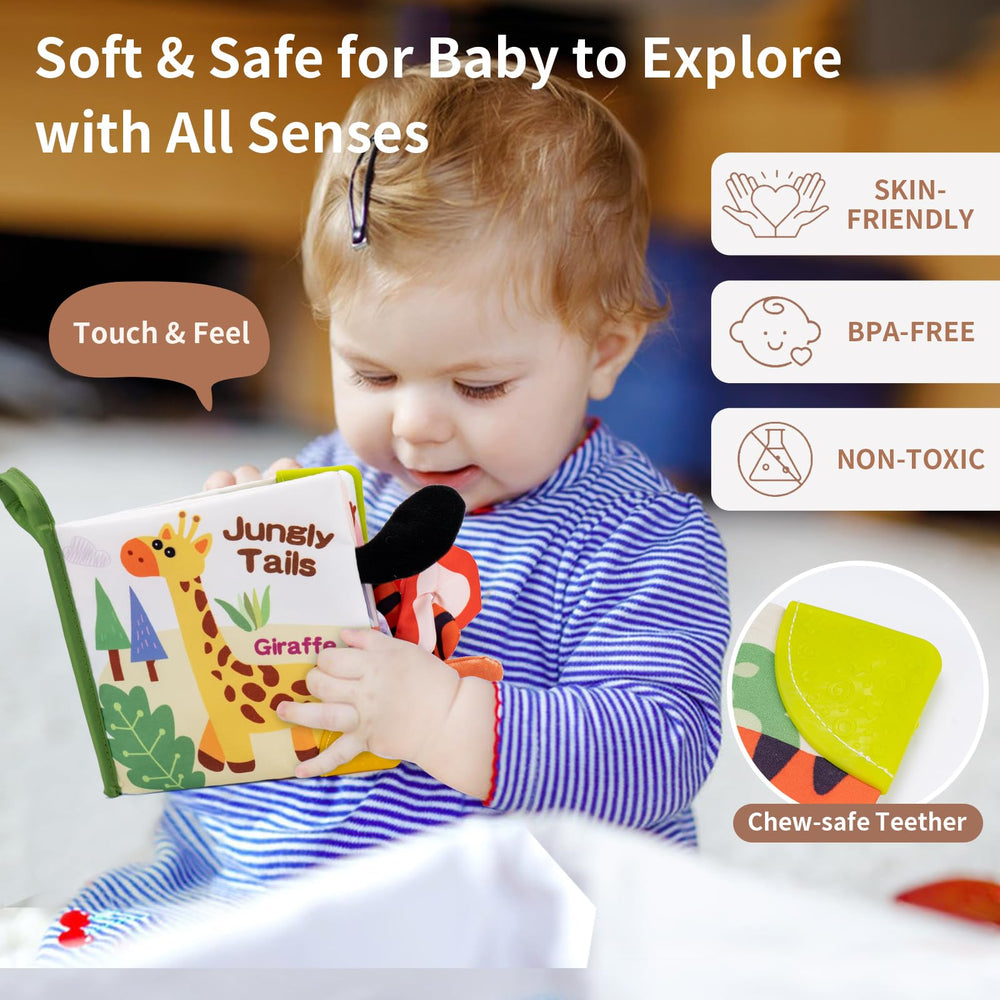 Love&Mini textured tails invite grasping and fine motor skills development
