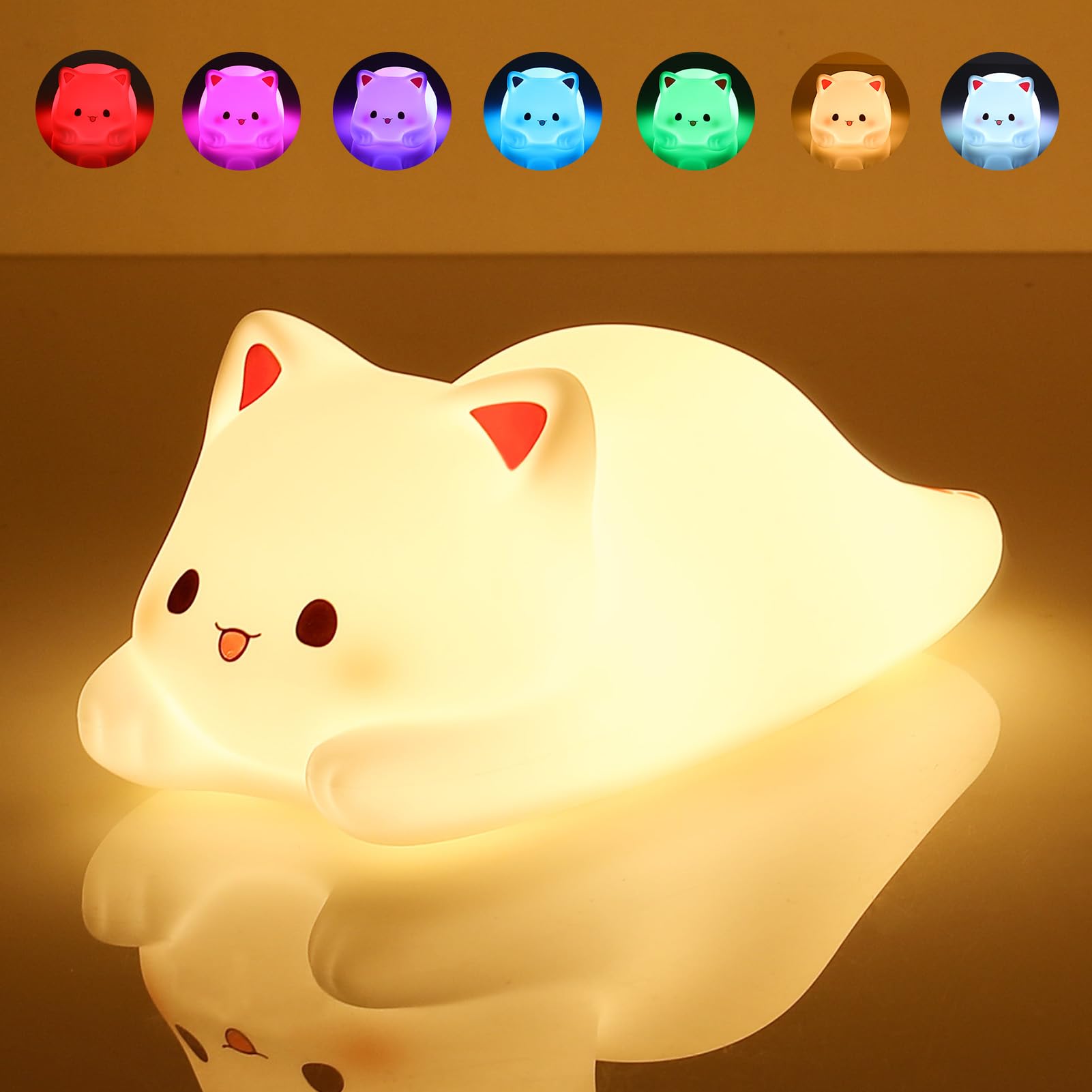 LOVERUIS Kiki cat night light arrives gift-ready for special occasions.