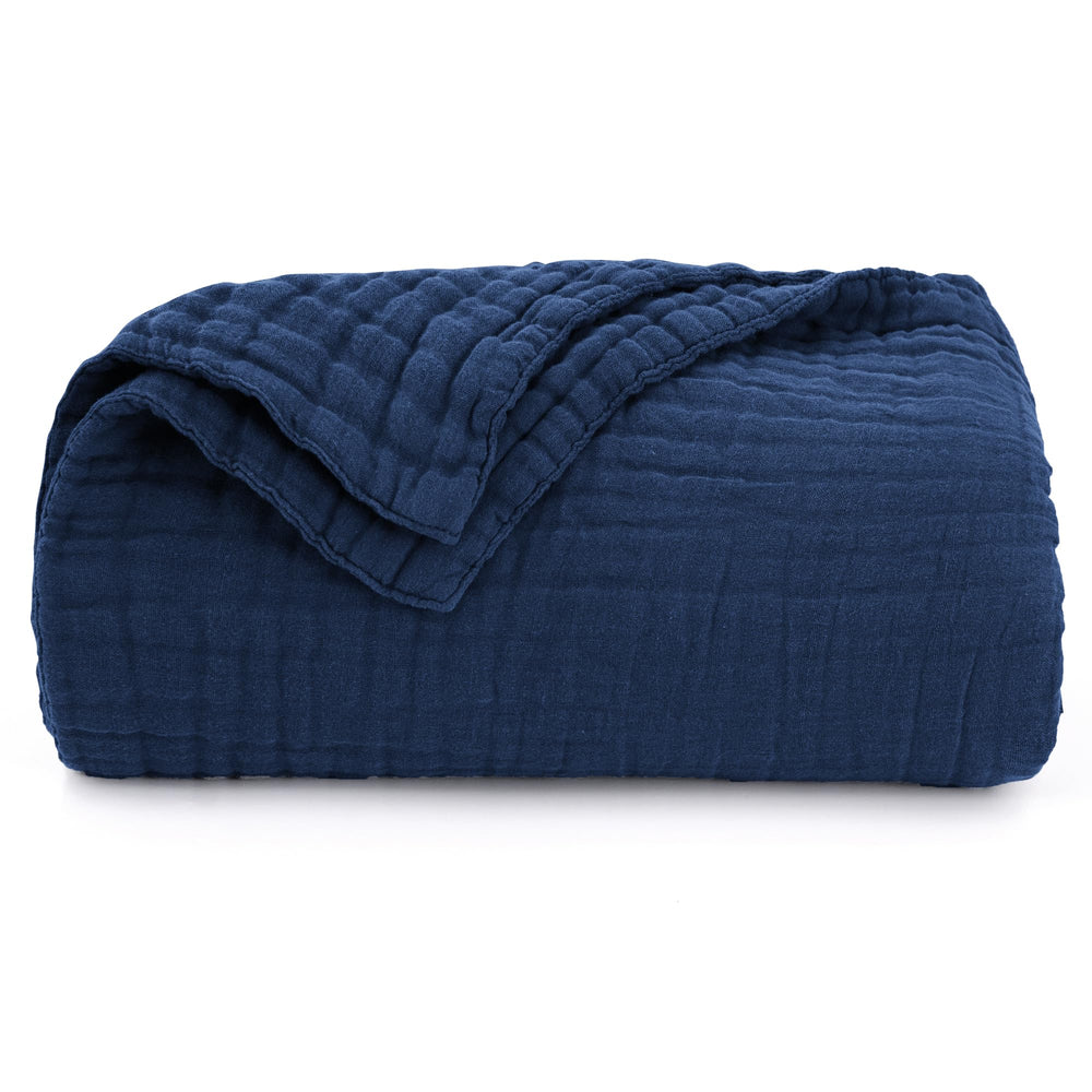 Love's cabin muslin blanket care-wash guidance to keep softness after multiple washes