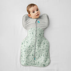 Love to Dream Swaddle UP Extra Warm olive small two-way zipper closed for quick changes