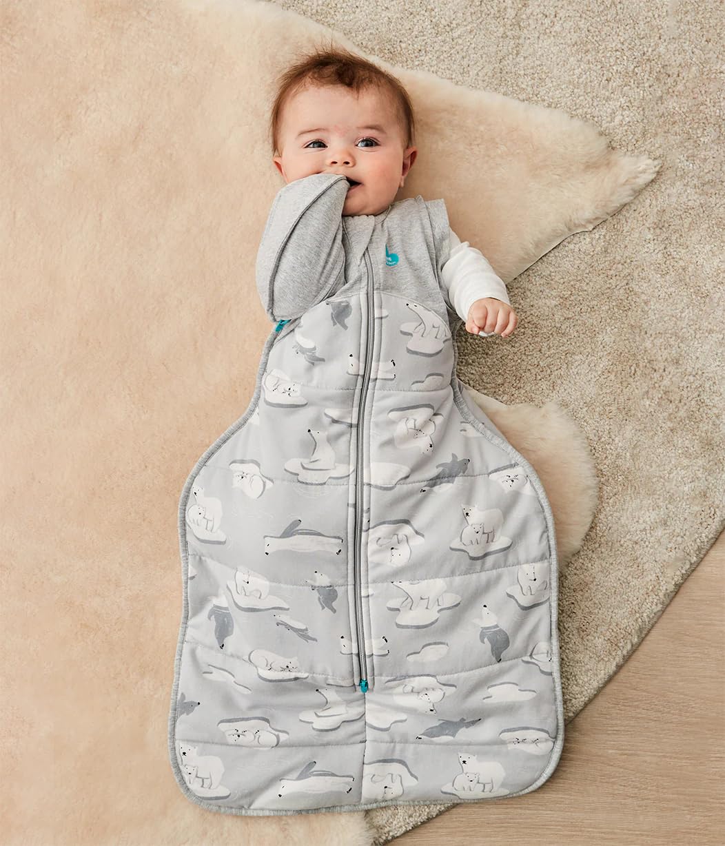 Love to Dream Swaddle Up Transition Bag arms-free option promotes safe, flexible sleep