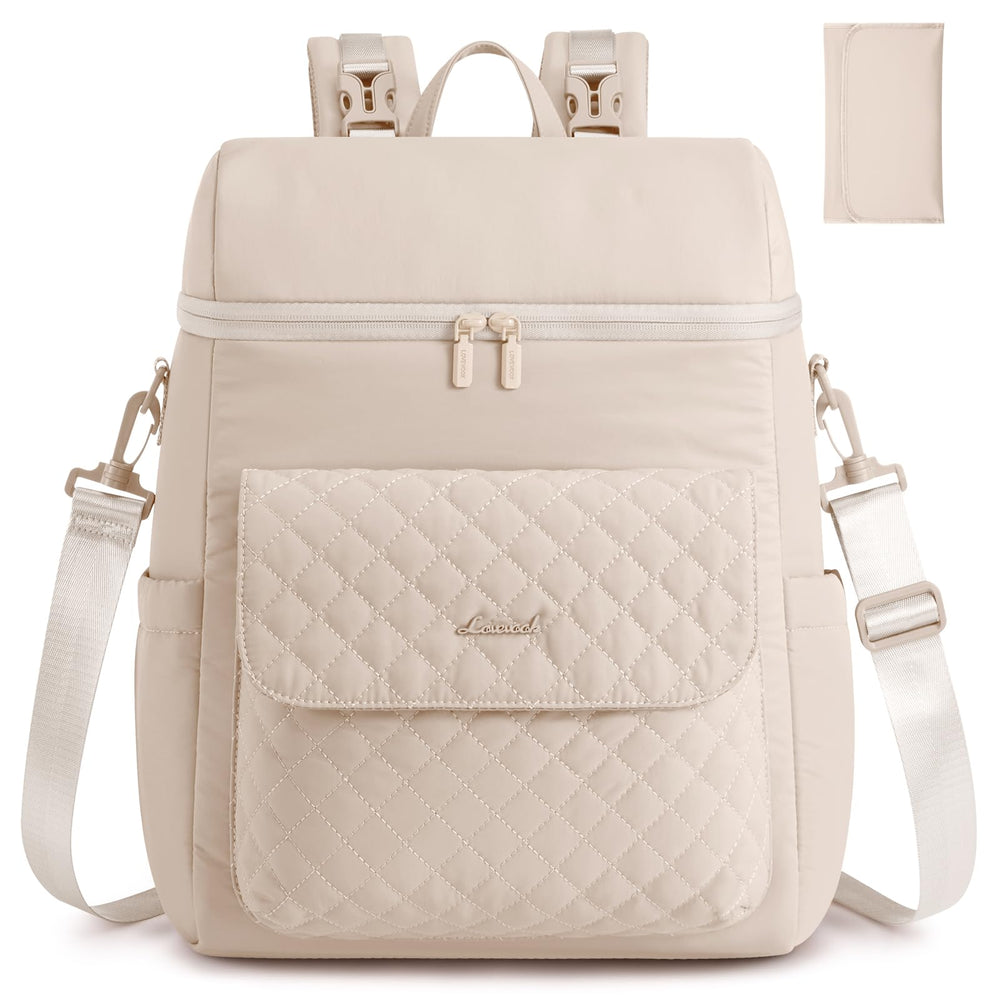 LOVEVOOK diaper bag backpack 3-in-1 carry options for hands-free parenting