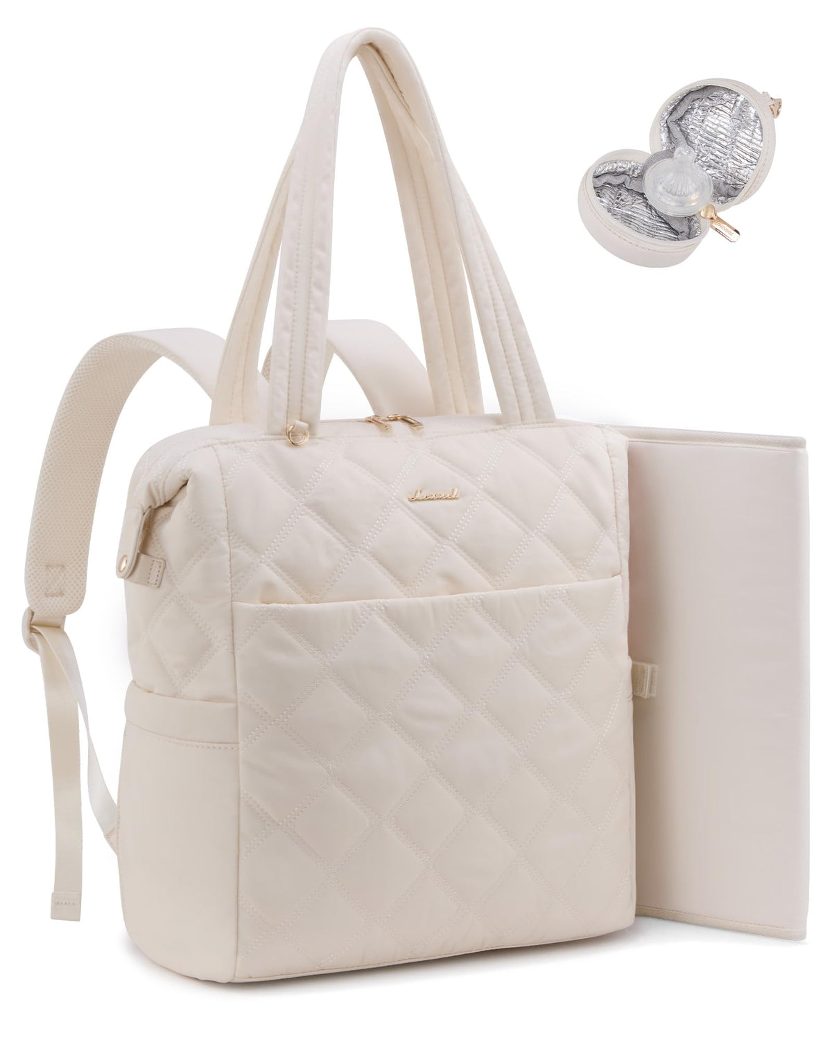 LOVEVOOK Diaper Bag Backpack convertible design delivers hands-free comfort for parents on the go.