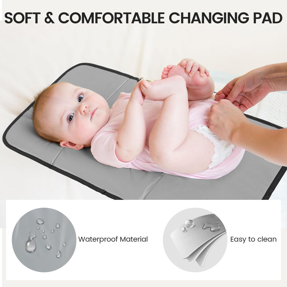 LOVEVOOK diaper bag backpack durable polyester material is waterproof and easy to clean.