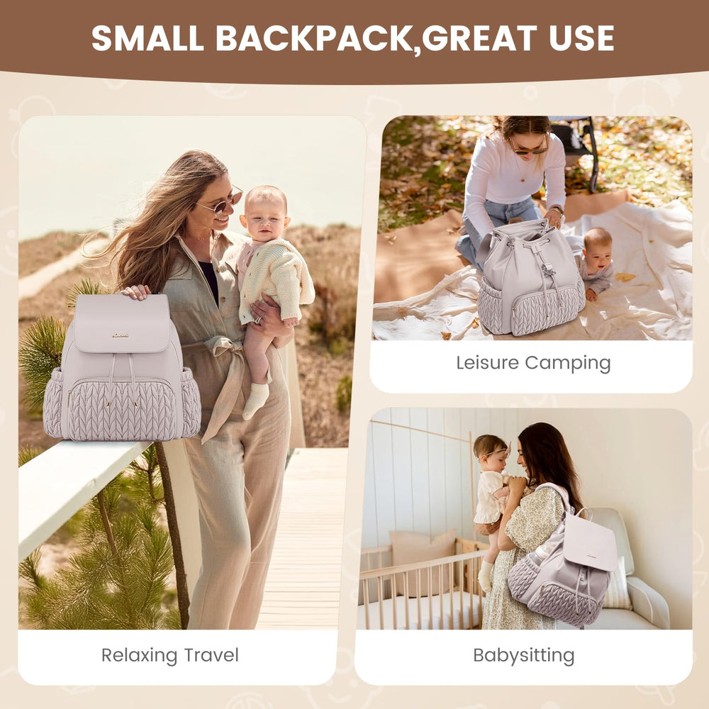 LOVEVOOK diaper bag backpack open top for quick access to essentials