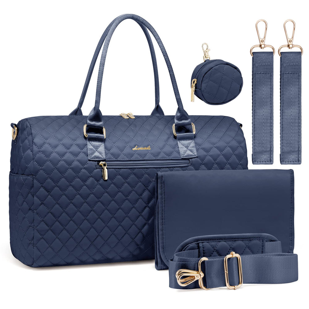LOVEVOOK diaper bag tote main compartment shows spacious organization for newborn essentials