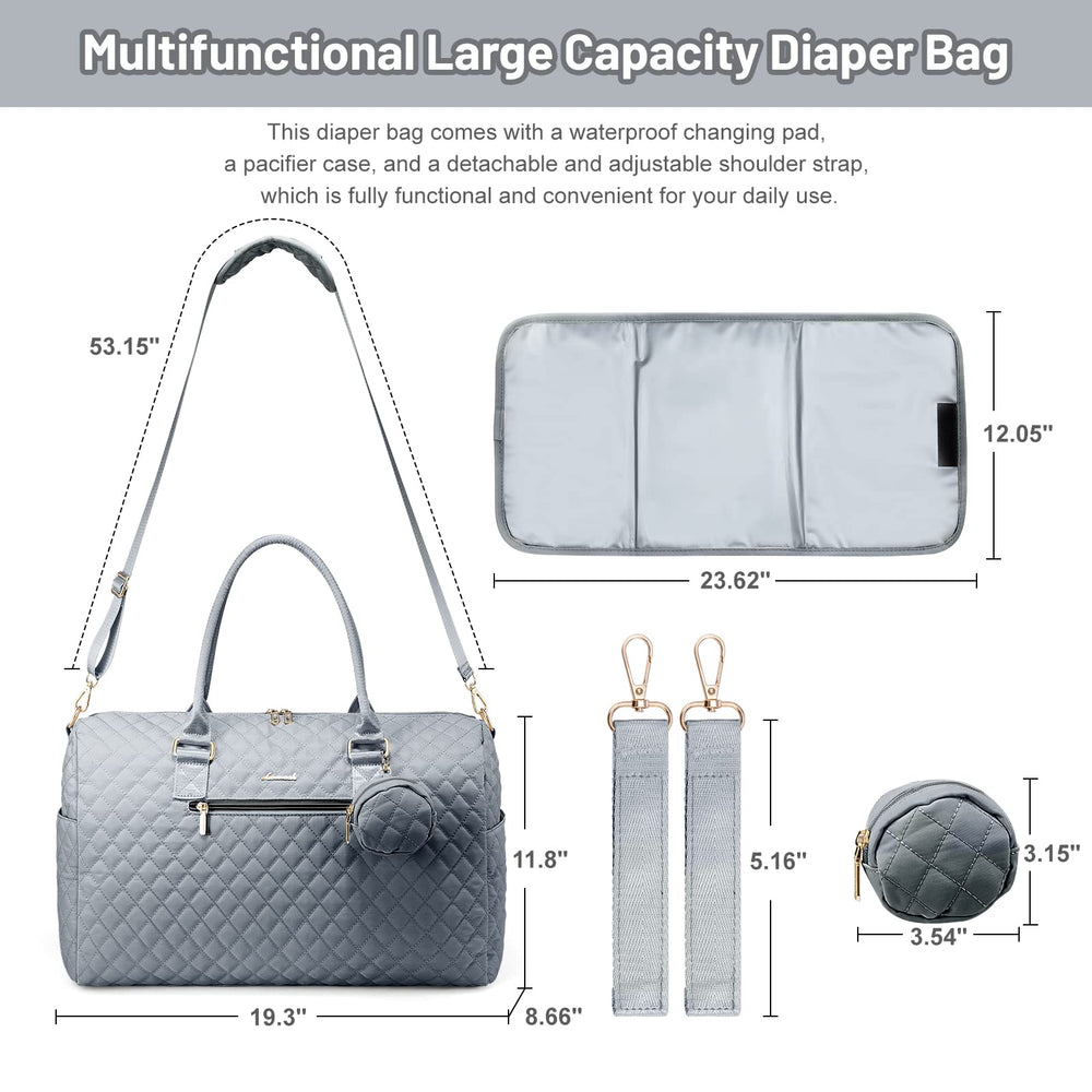 LOVEVOOK diaper bag tote luggage sleeve for secure airport travel