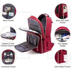 LOVEVOOK changing-pad full-size waterproof pad enables quick, clean diaper changes.