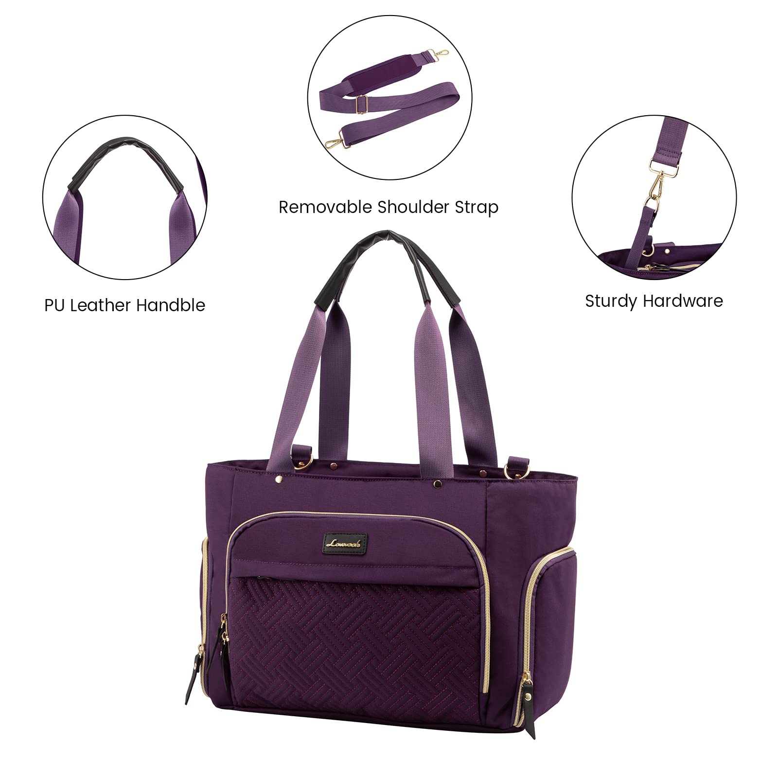 LOVEVOOK cooler bag interior ready for milk storage and snacks.