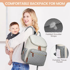 LOVEVOOK diaper backpack insulated bottle pockets keep bottles cool