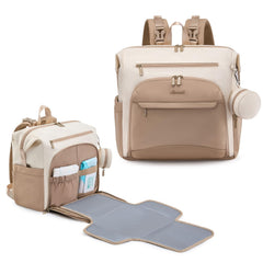 LOVEVOOK diaper backpack with wide open design for quick item access on the go