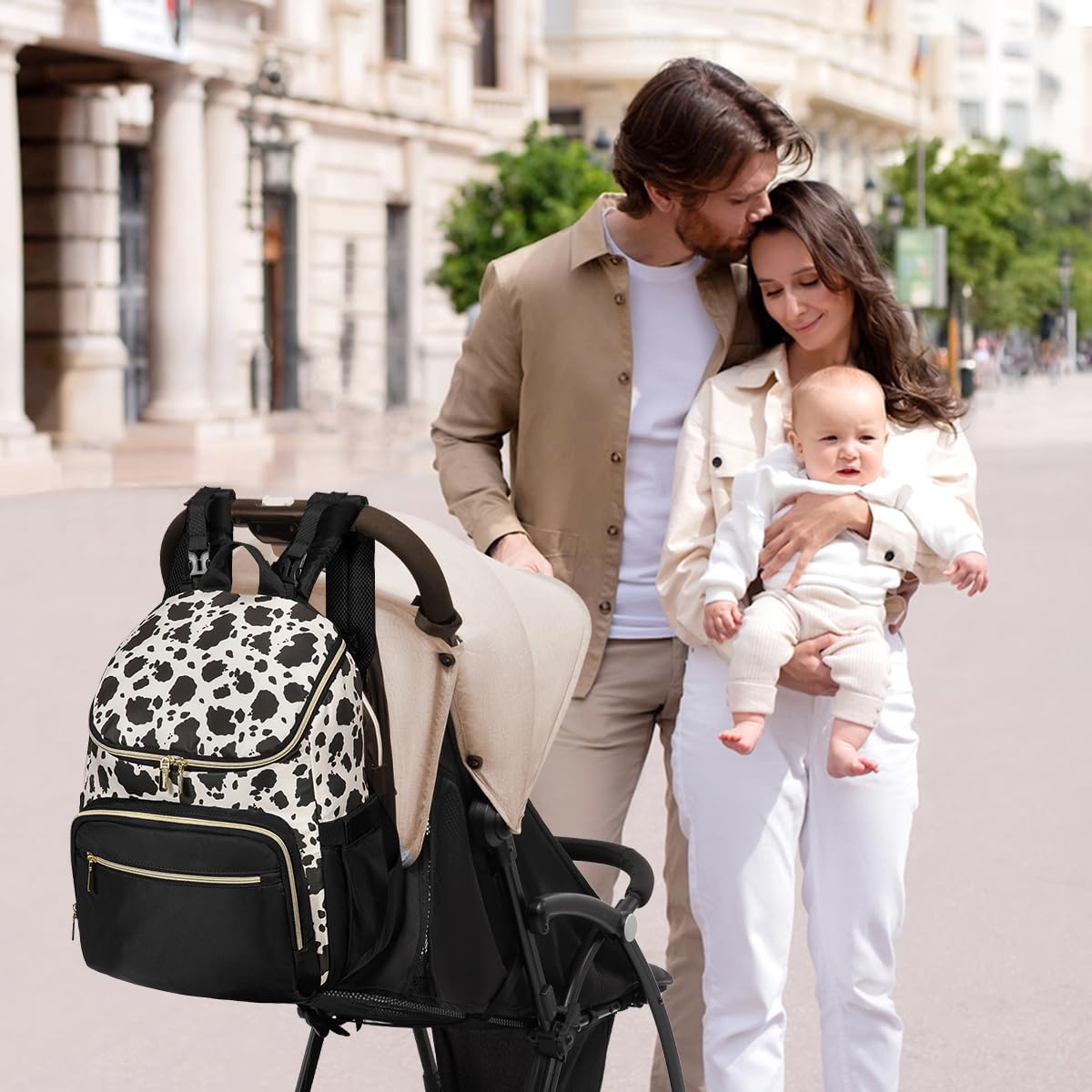 LOVEVOOK 18 pockets organize diapers, snacks, toys, and accessories efficiently