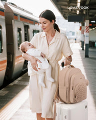 LOVEVOOK diaper bag backpack insulated bottle pockets keep bottles at the right temp