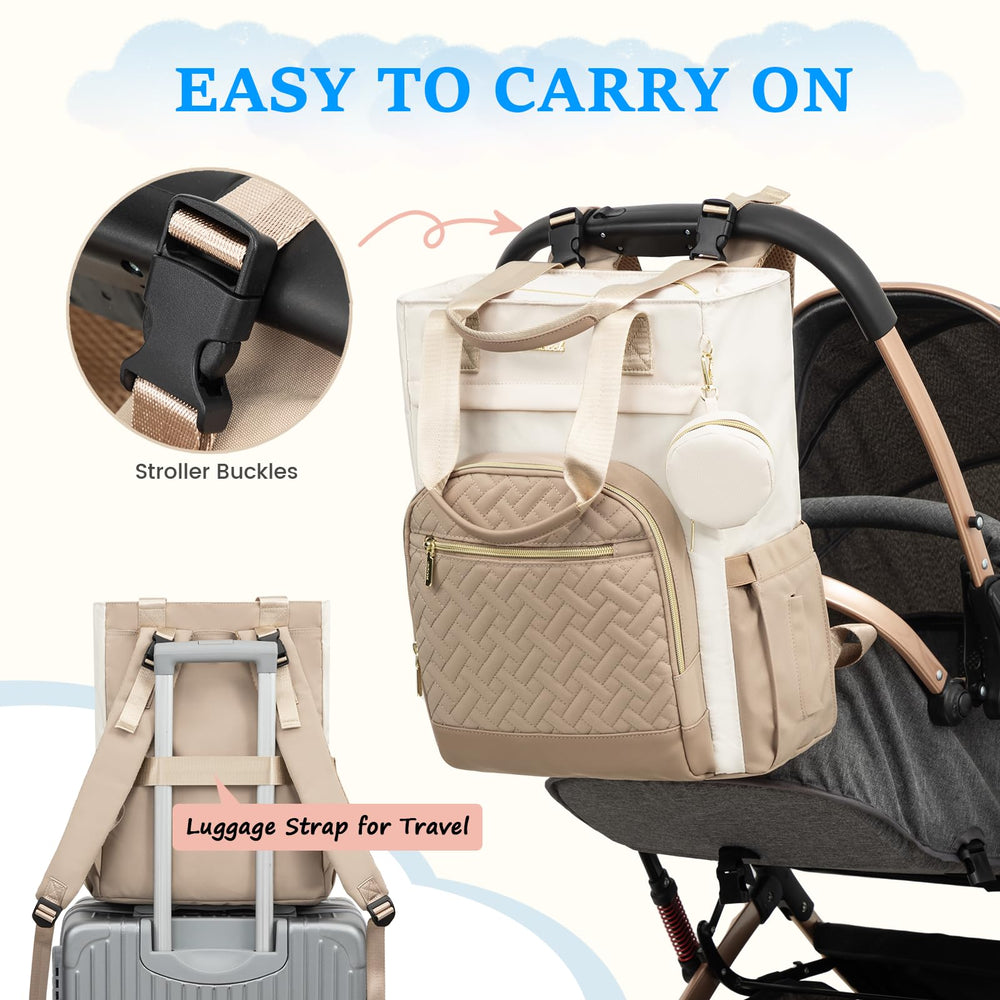 LOVEVOOK diaper bag backpack pacifier box keeps pacifiers tidy and accessible