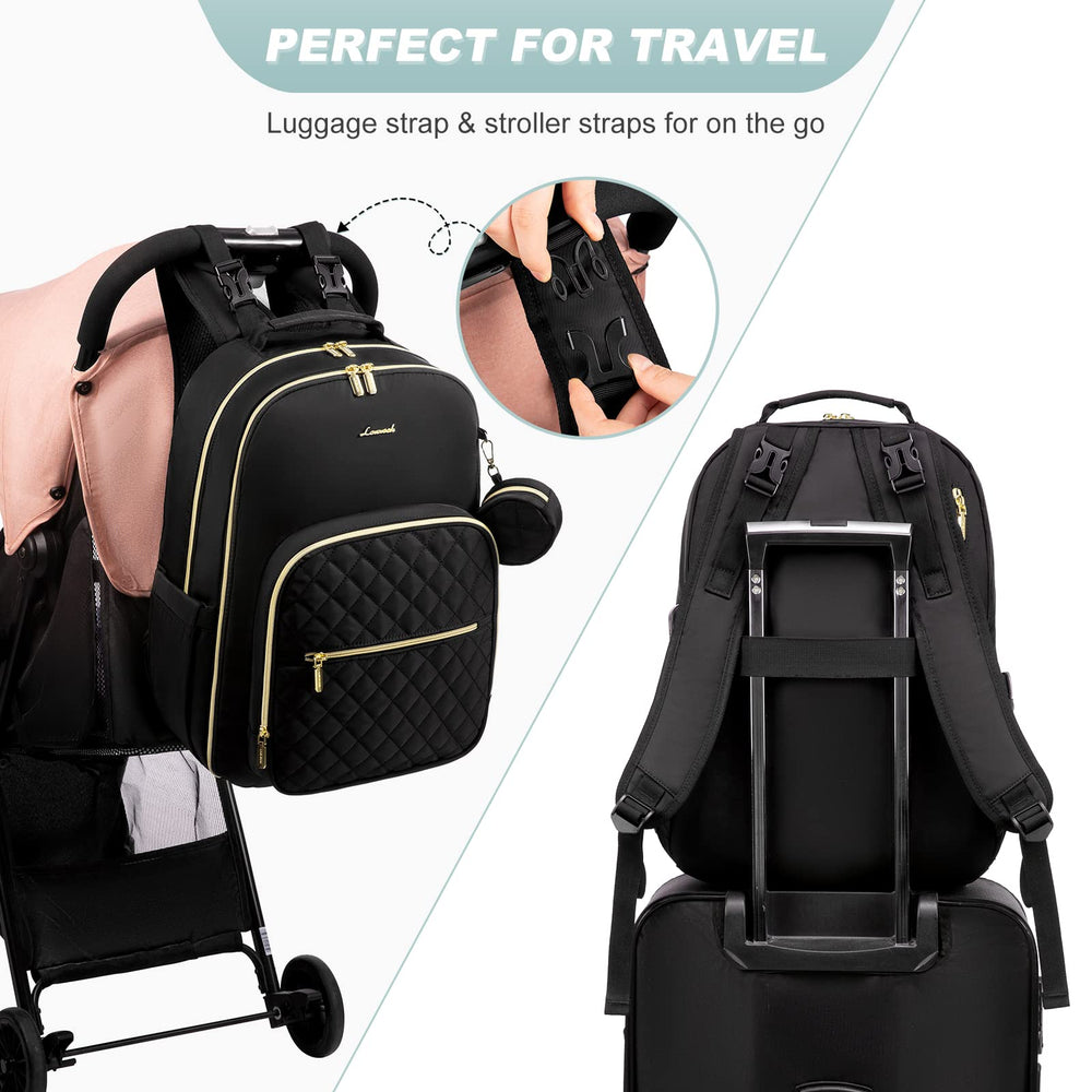 LOVEVOOK backpack design offers waterproof pocket for wet items during travel