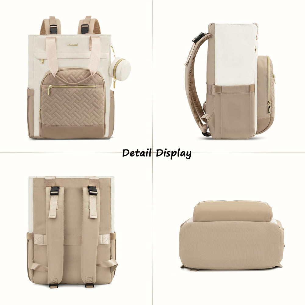 LOVEVOOK diaper bag backpack cushioned straps and back pad provide comfortable wear