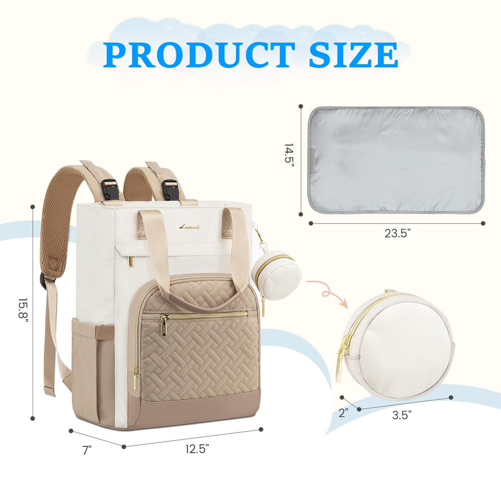 LOVEVOOK diaper bag backpack suitcase sleeve eases airport travel