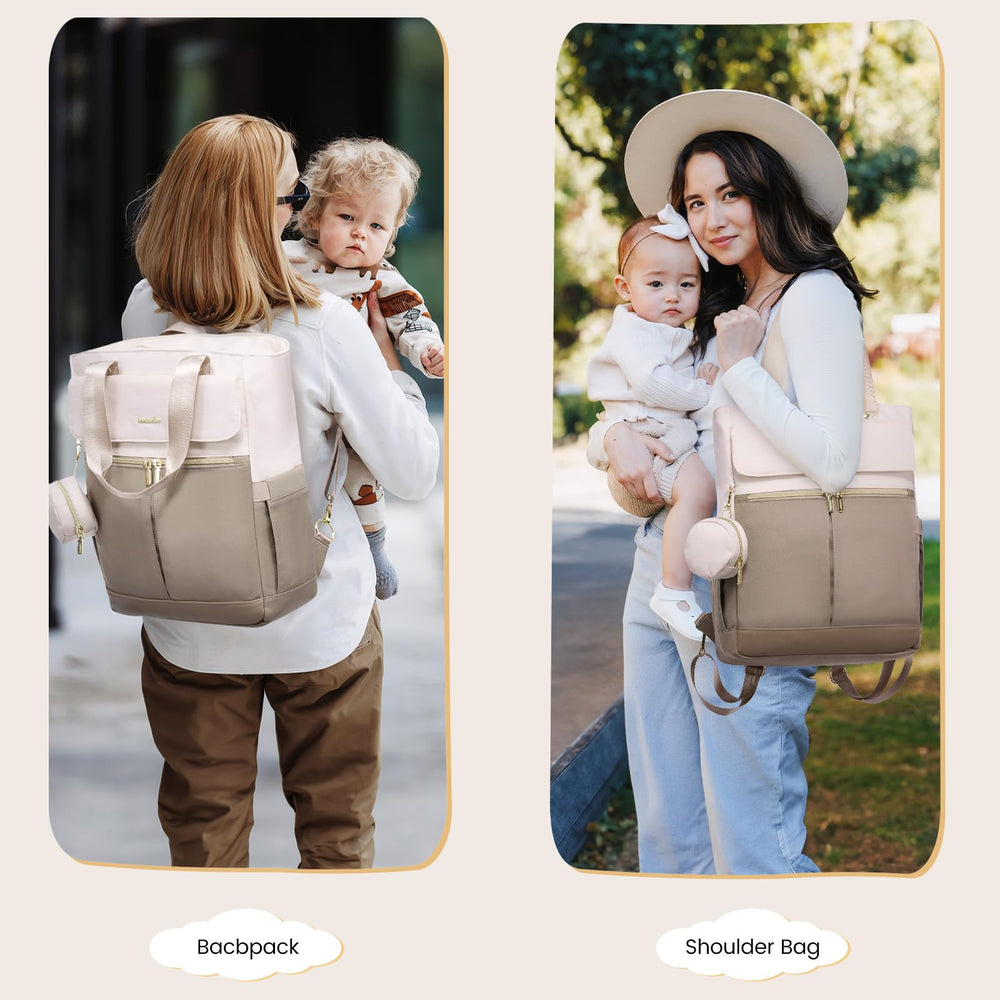 LOVEVOOK diaper bag pacifier case organized for quick on the go soothing