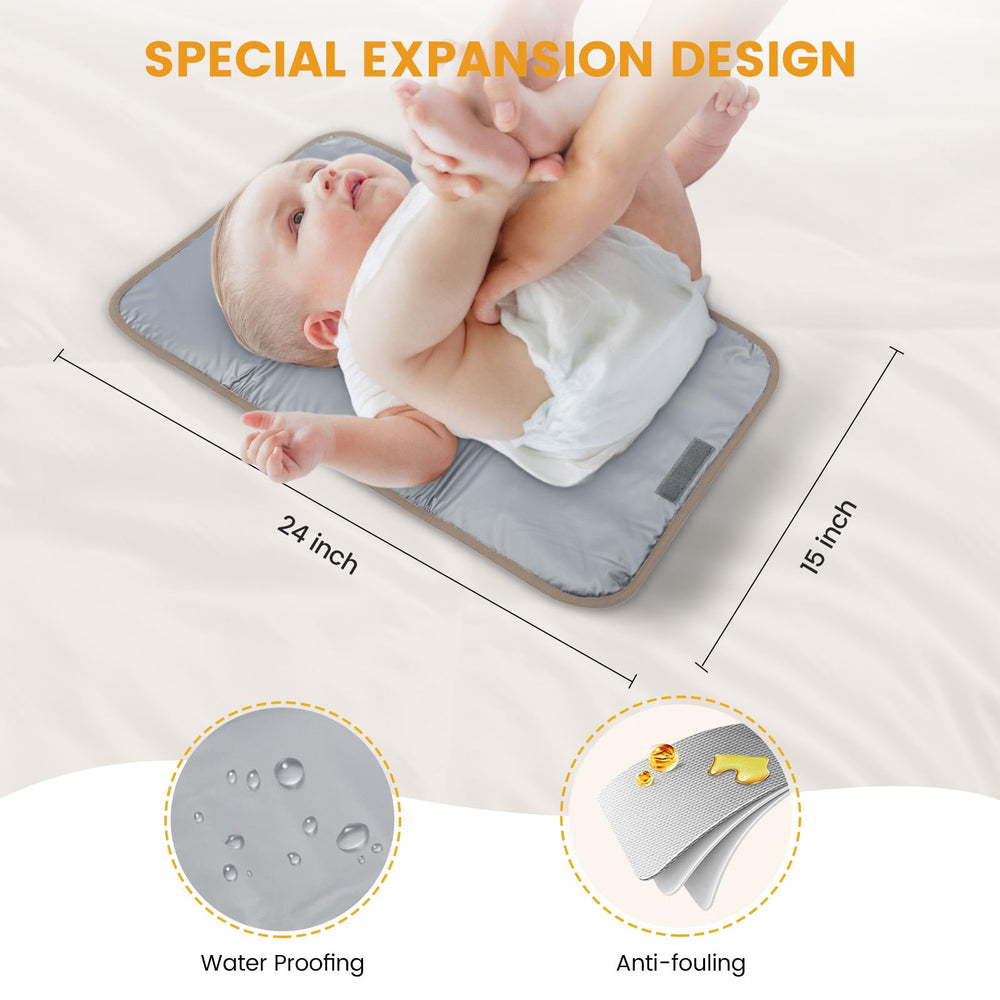 LOVEVOOK diaper bag stroller strap helps attach to a stroller for hands free travel