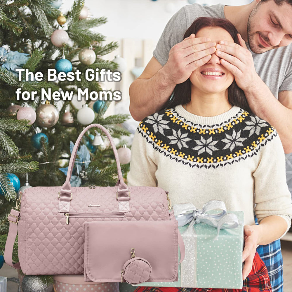 LOVEVOOK diaper bag tote changing pad for easy on-the-go changes.
