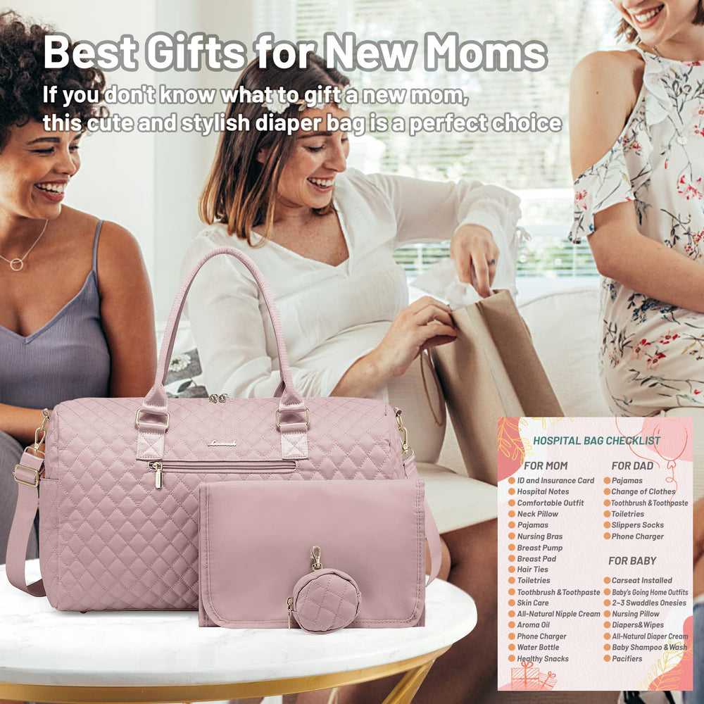 LOVEVOOK diaper bag tote luggage sleeve for streamlined travel.