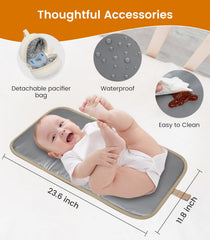 LOVEVOOK pacifier case highlights hygienic storage during busy outings.
