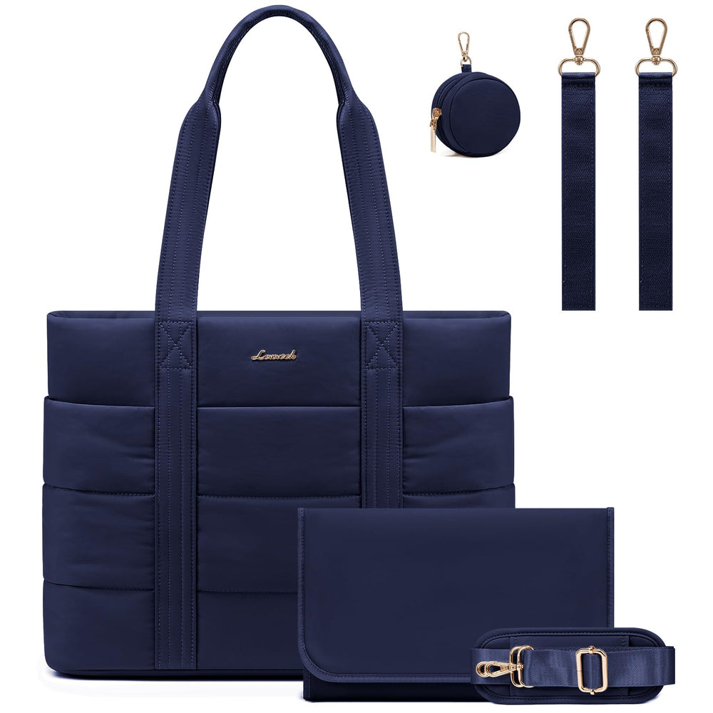 LOVEVOOK Diaper Bag Tote with soft cotton feel for comfortable daily wear.