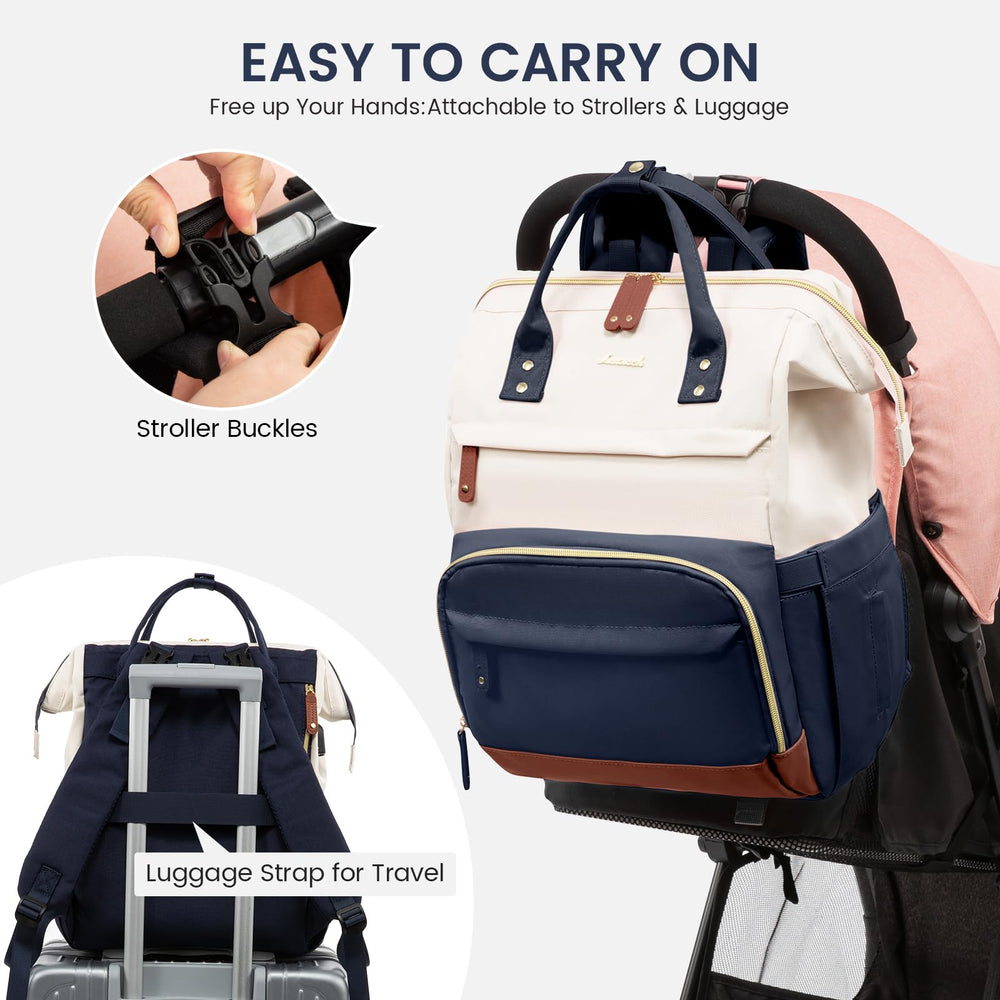 LOVEVOOK insulated bottle pockets keep milk at the right temperature during outings.