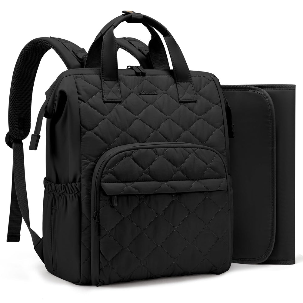 LOVEVOOK small diaper bag backpack with one-hand access for quick changes.