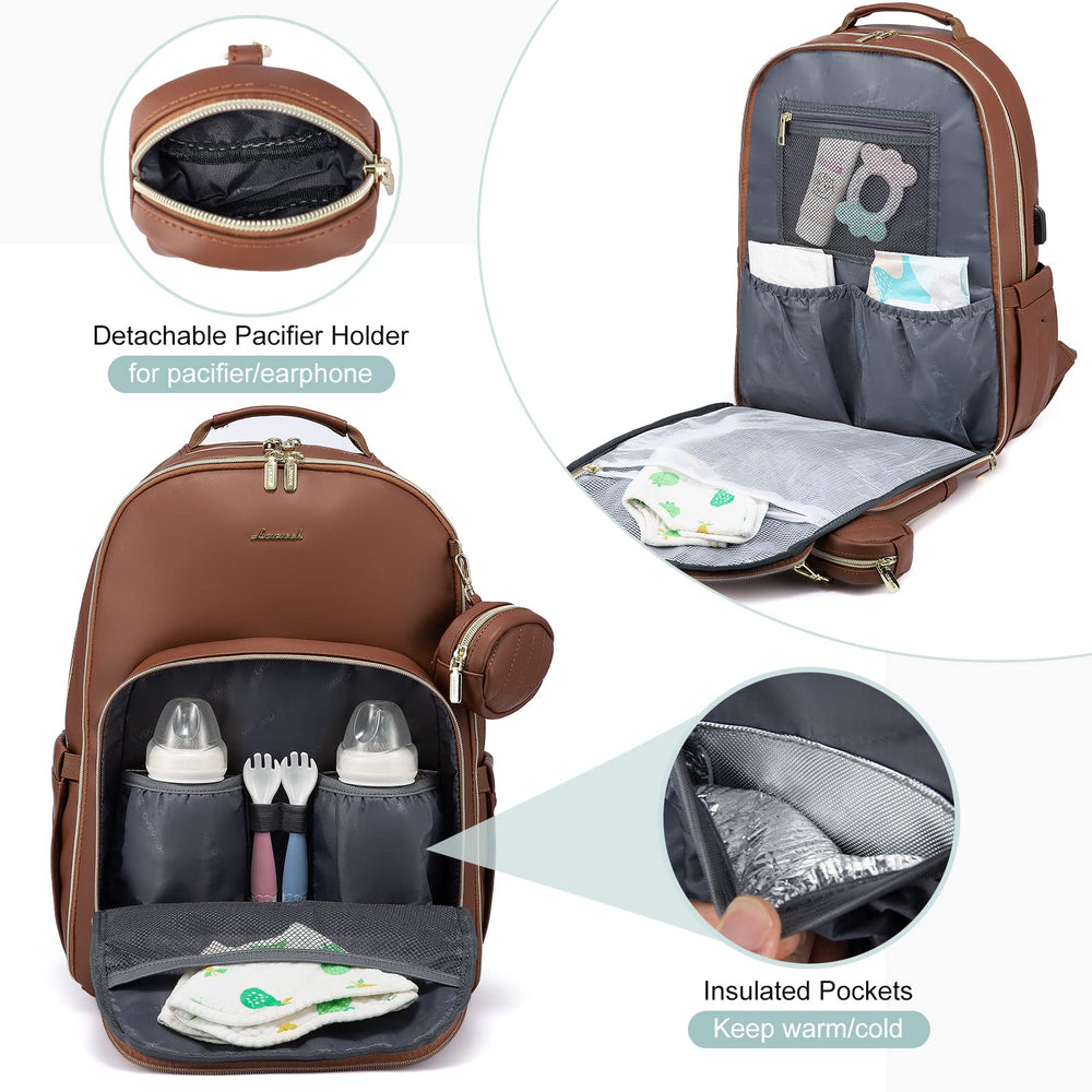 LOVEVOOK stroller buckle and anti-theft pocket for secure travel.