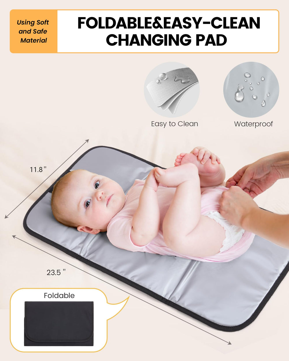 LOVEVOOK stroller buckles attach bag securely for hands-free outings