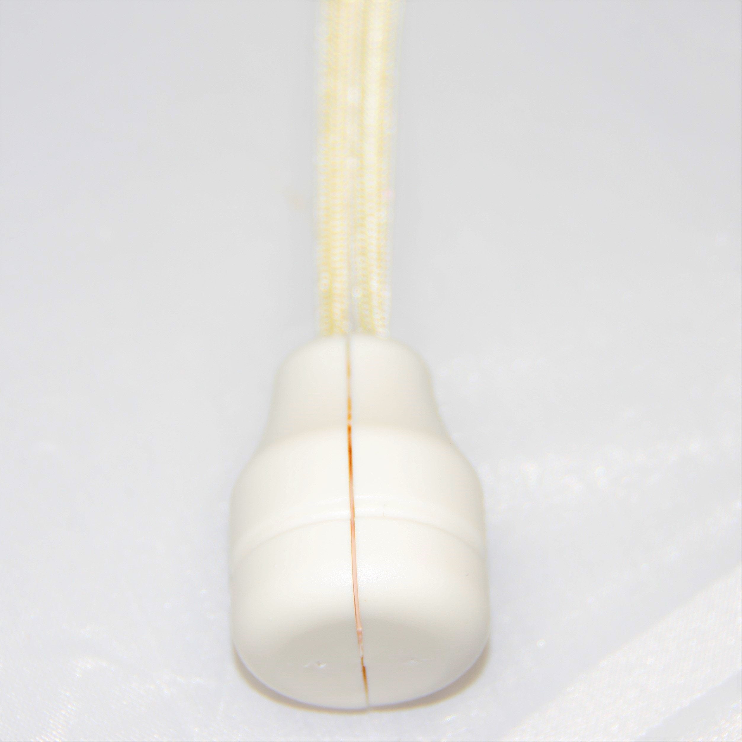 lovfeifan white blind knobs tassel breakaway closeup for safety