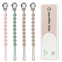 Loviomad pacifier clip round packaging illustrates gift-ready presentation for baby showers.