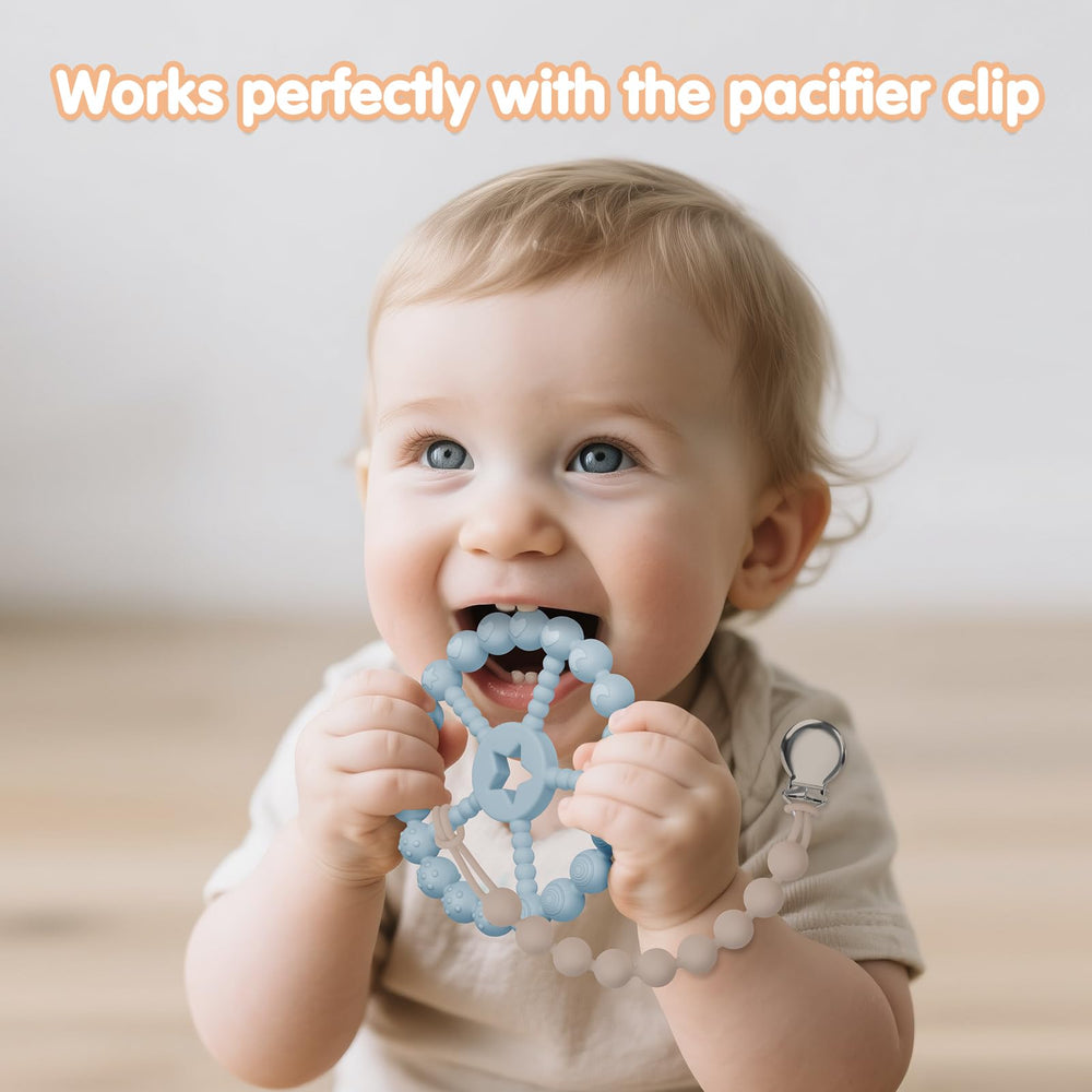 Loviomad teether included in newborn gift sets for soothing routines