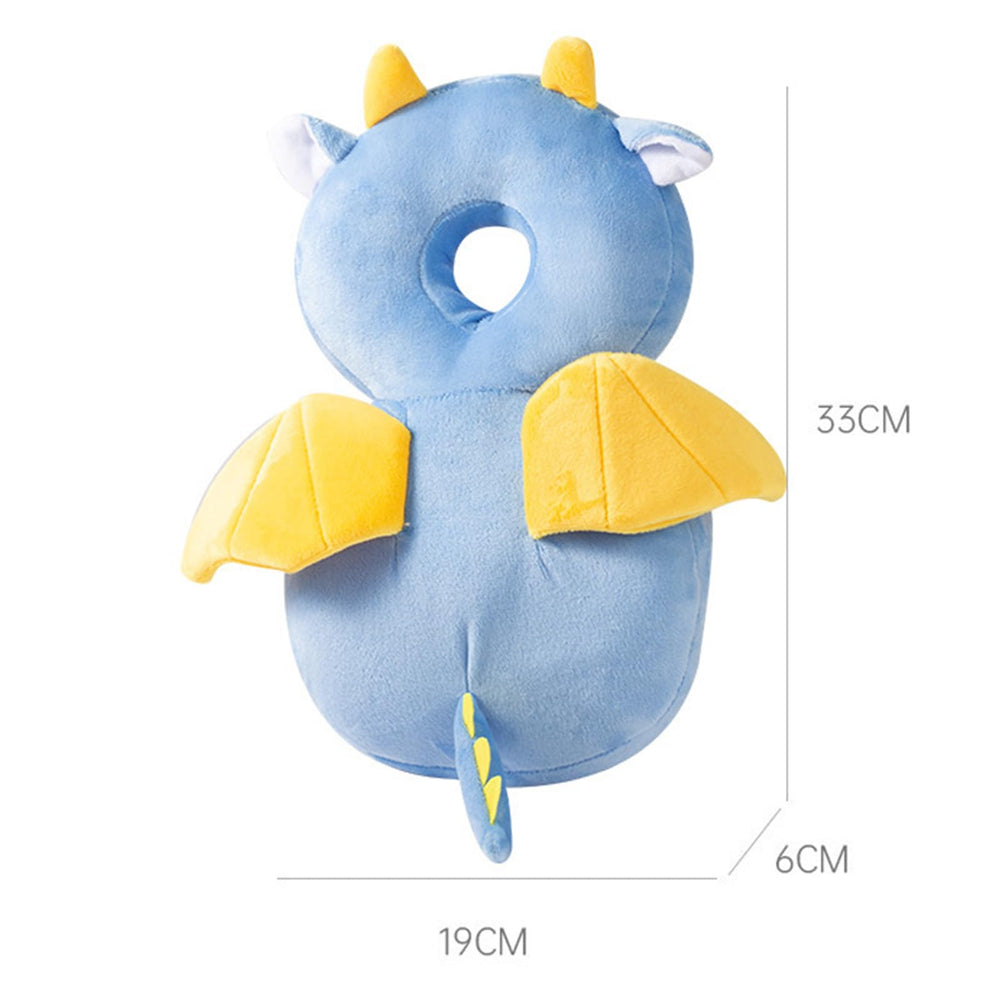 LOVOERNO baby head protector backpack fabric and padding provide soft contact and rebound protection.