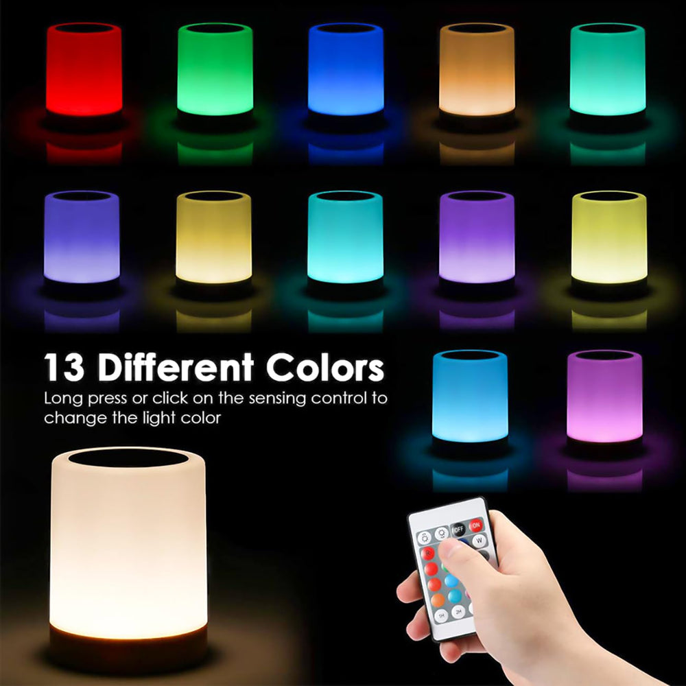 LOVUMMOR Night Light color panel showcasing 13 colors for mood lighting