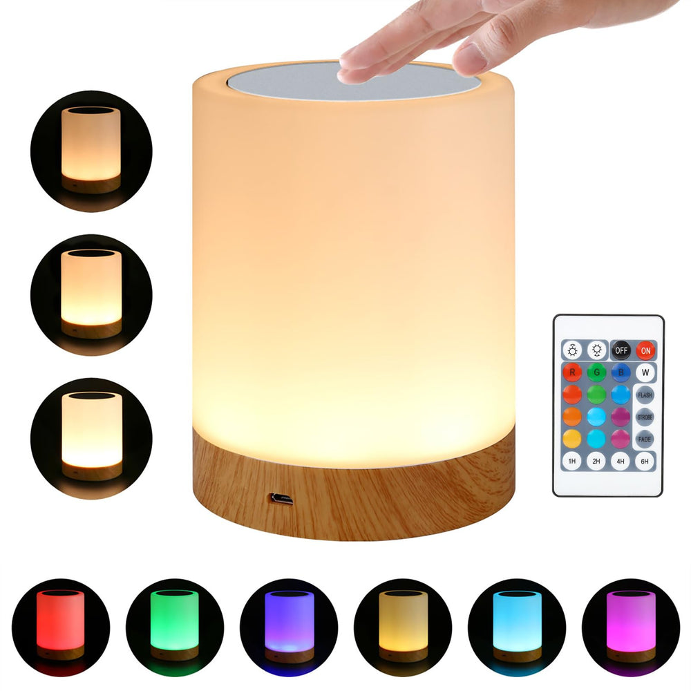 LOVUMMOR Night Light top touch control for easy color and on/off