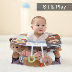Lovvie & Joy baby-teething-toy adds safe chewing while exploring.