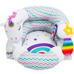 Lovvie & Joy detachable pillow playmat ready for tummy time exploration