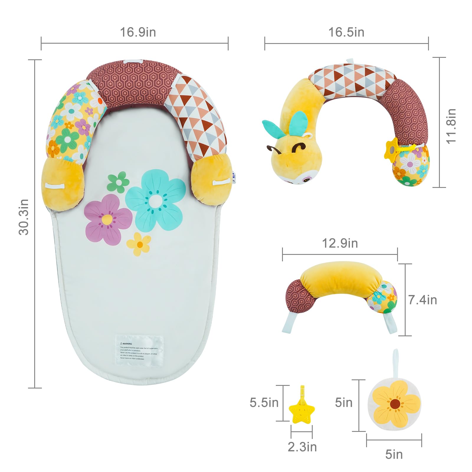 Lovvie & Joy skin-friendly-polyester fabric feels gentle on baby's skin