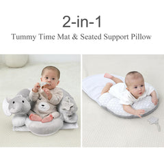 Lovvie & Joy upper cushion showing supportive back for seated play.