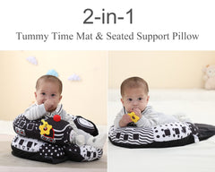 Lovvie & Joy 2-in-1 seated-support pillow supports sit-up and comfy positioning