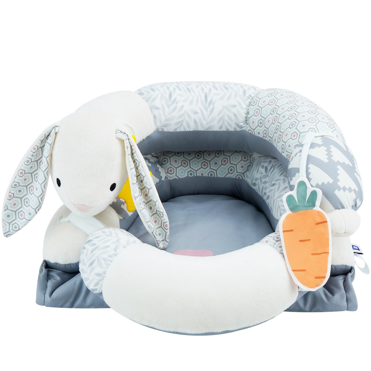 Lovvie & Joy 2-in-1 tummy time mat with detachable pillow for versatile play.
