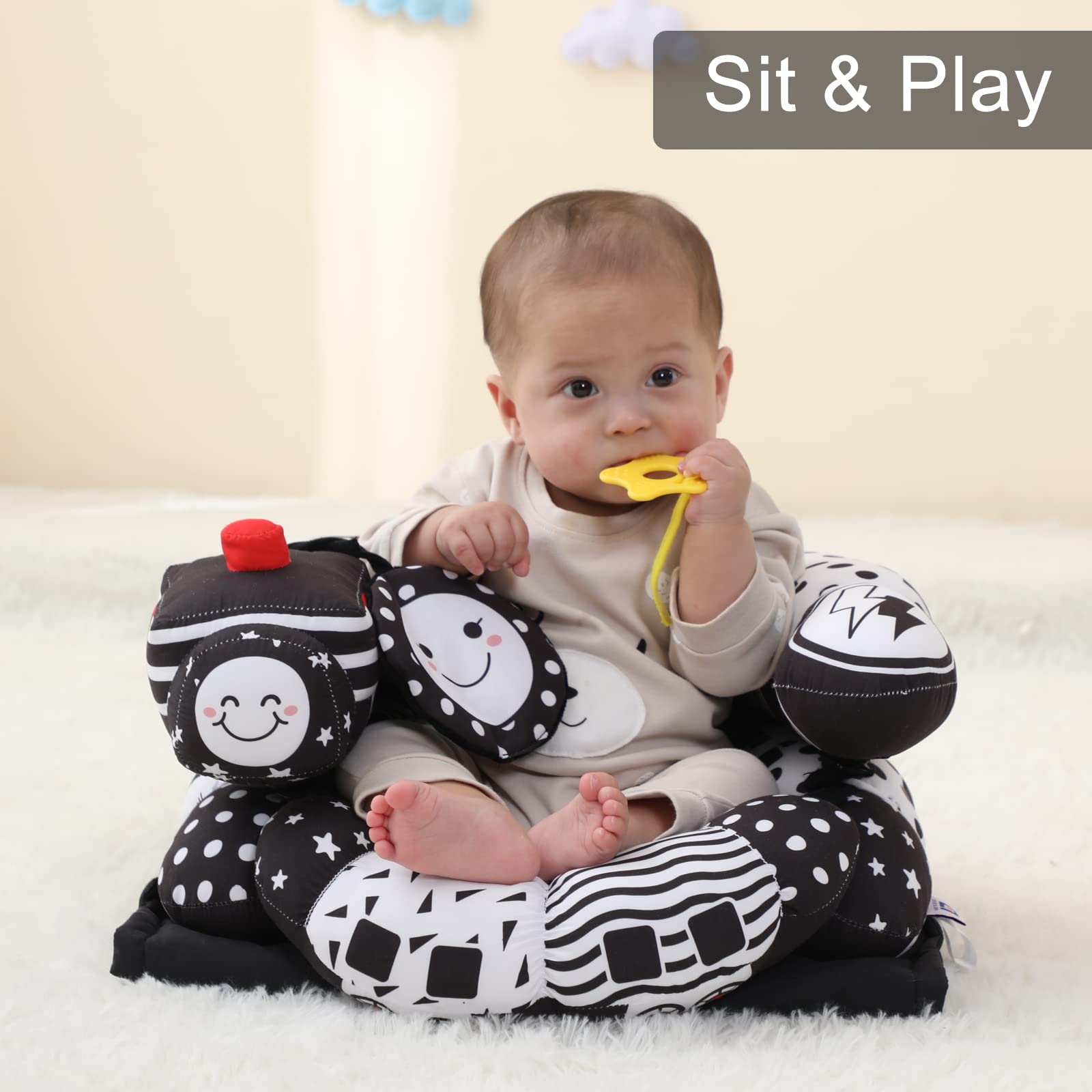 Lovvie & Joy tummy time mat provides a safe space for gentle play and movement