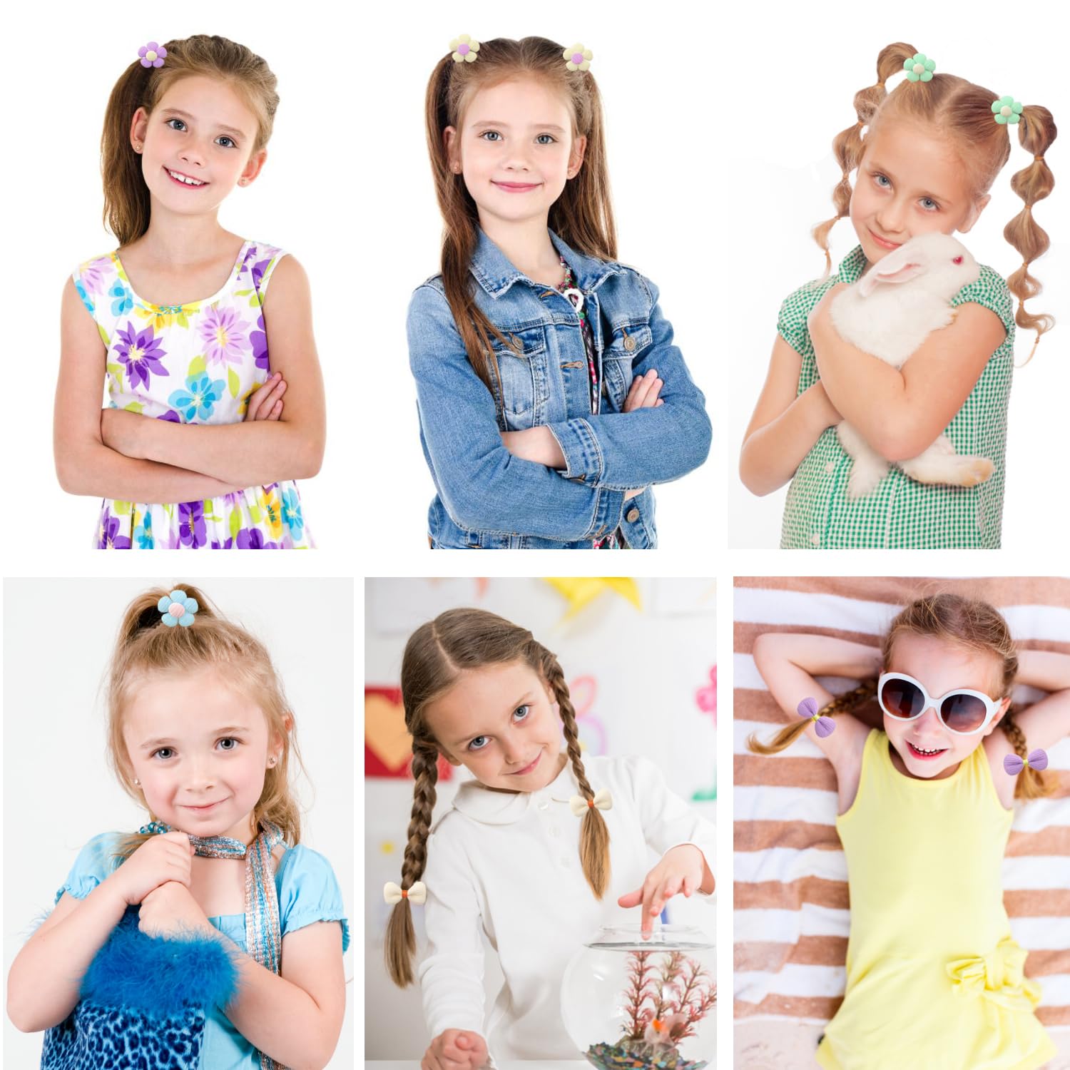 Lovyan pastel color assortment fits multiple hairstyles for everyday wear
