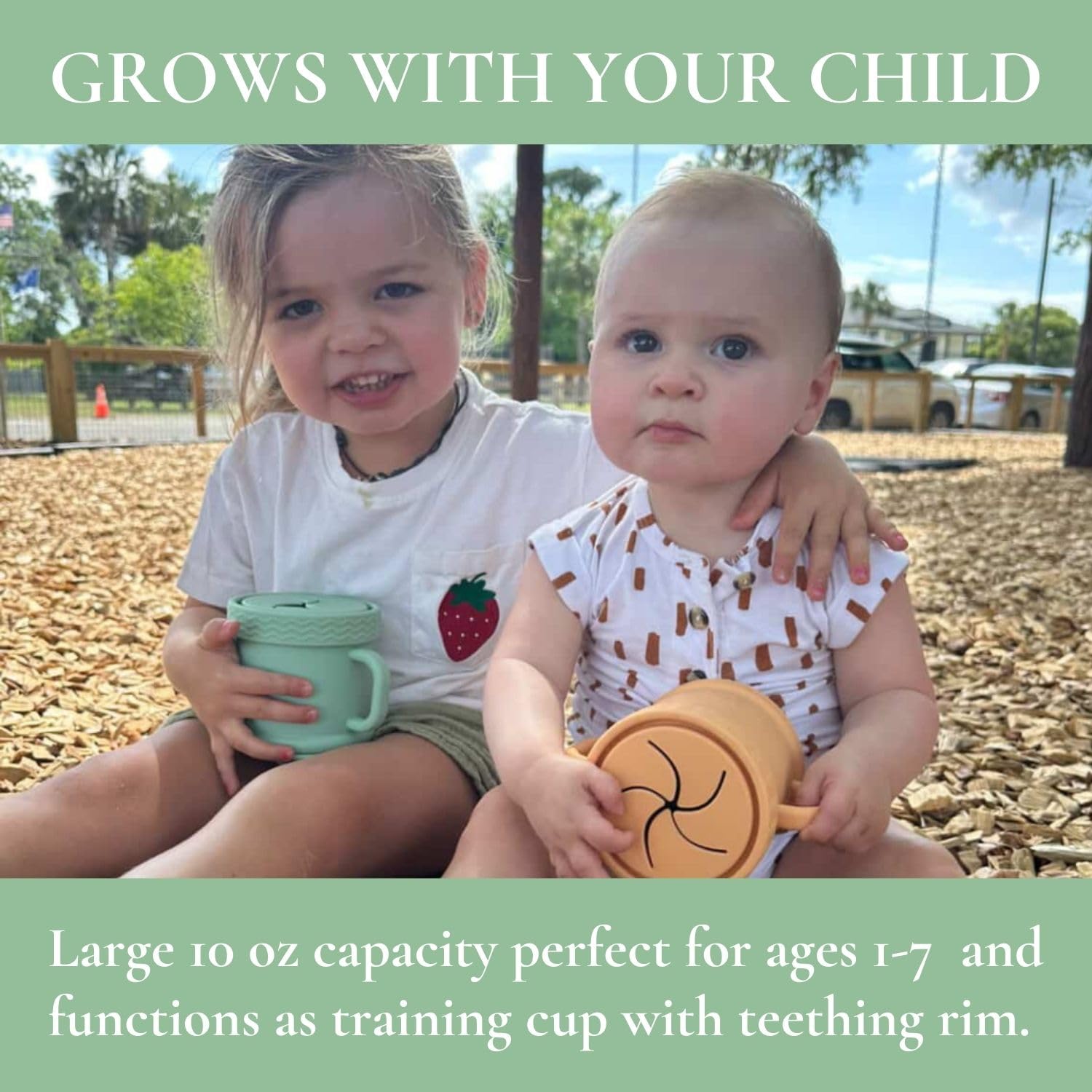 Lowcountry Littles Coastal Cup offers 10oz capacity to grow with your child