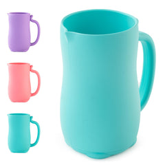 LOYATRO baby bath rinse cup cat turquoise pour helps rinse away soap and suds.