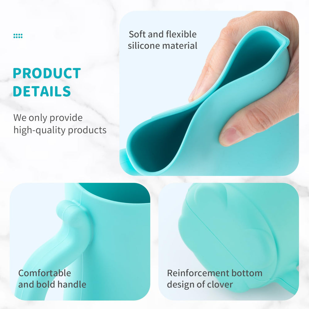 LOYATRO bath rinse cup easy clean design rinses and air dries quickly.